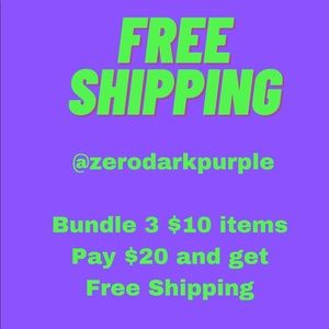 3/$20 w/ FREE SHIPPING